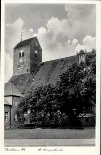 Ak Parchim in Mecklenburg, St. Georgenkirche