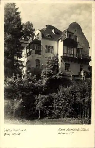 Ak Bad Bertrich an der Mosel Eifel, Villa Meduna, Gerh. Blank