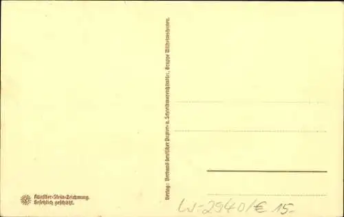 Steindruck Ak Wilhelmshaven, Neue Signalstation