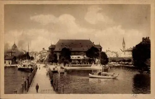 Ak Konstanz am Bodensee, Hafen