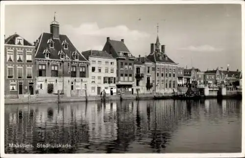 Ak Maasluis Südholland Niederlande, Stadhuiskade