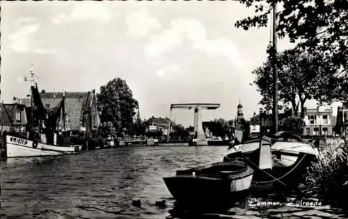 Ak Lemmer Friesland Niederlande, Zijlroede