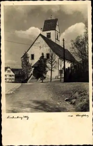 Ak Lindenberg im Allgäu Schwaben, Kirche