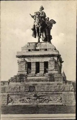 Ak Koblenz am Rhein, Kaiser Wilhelm Denkmal