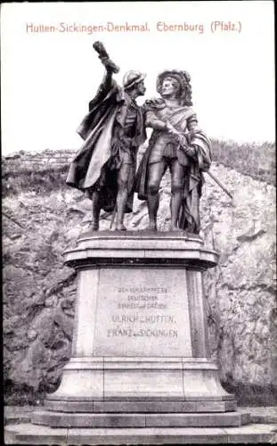 Ak Bad Münster am Stein Ebernburg, Hutten Sickingen Denkmal