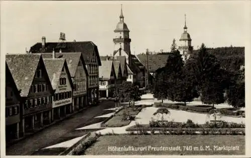 Ak Freudenstadt im Schwarzwald, Marktplatz