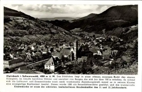 Ak Alpirsbach im Schwarzwald, Gesamtansicht