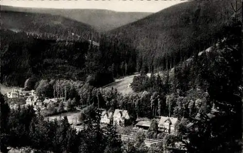 Ak Lautenthal Langelsheim im Oberharz, Teilansicht