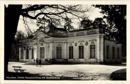 Ak Nymphenburg München Bayern, Königliches Schloss Nymphenburg, Amalienburg