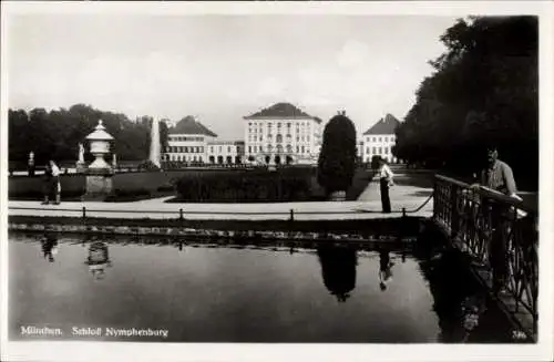 Ak Nymphenburg München Bayern, Königliches Schloss Nymphenburg