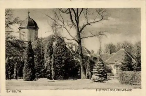 Ak Bayreuth in Oberfranken, Lustschloss Eremitage