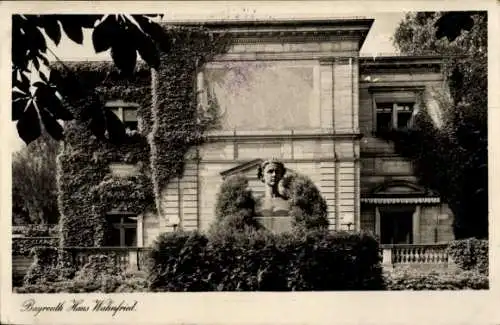 Ak Bayreuth in Oberfranken, Haus Wahnfried, Richard Wagner