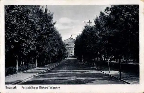 Ak Bayreuth in Oberfranken, Festspielhaus Richard Wagner