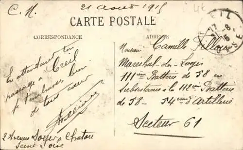 Ak Creil Oise, Panorama Nord-Est