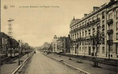 Ak Lille Nord, Das neue Boulevard Lille-Roubaix-Tourcoing