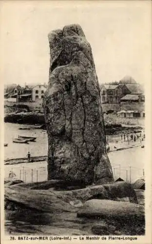 Ak Batz sur Mer Loire Atlantique, Menhir de Pierre-Longue