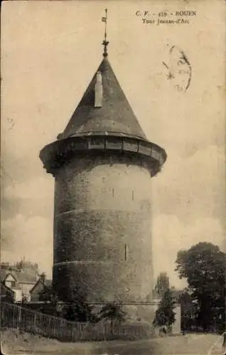 Ak Rouen Seine Maritime, Tour Jeanne-d'Arc