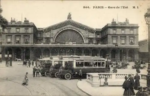 Ak Paris X., Gare de l’Est