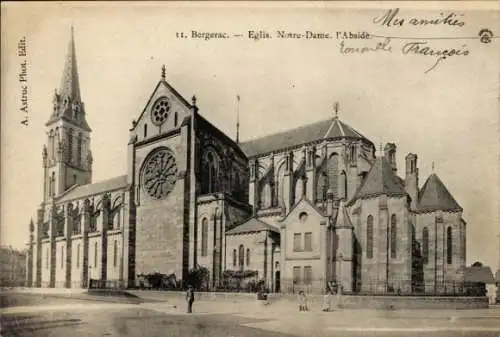 Ak Bergerac-Dordogne, Kirche Notre-Dame, Apsis