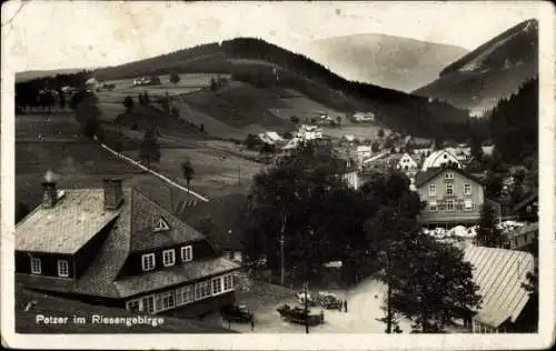 Ak Pec pod Sněžkou Petzer Riesengebirge Region Königgrätz, Teilansicht