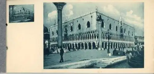 Kleines Album mit 12 AK Venezia palazzo ducale. Venedig