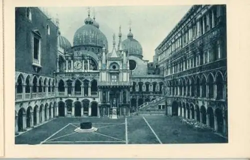 Kleines Album mit 12 AK Venezia palazzo ducale. Venedig