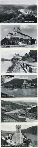 Mini Album mit 12 Ak Wachau, Dürnstein an der Donau Wachau Niederösterreich, P. Ledermann, Wien 