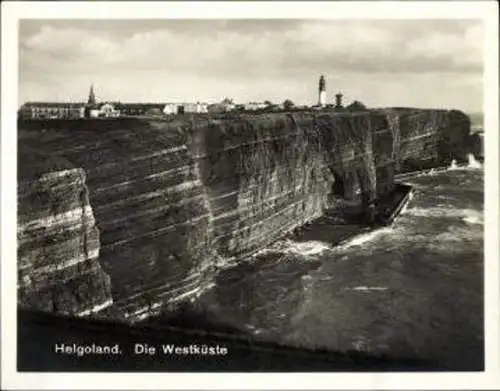 Set von 12 Ak Kleinphotos Nordseeinsel Helgoland