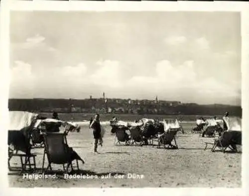 Set von 12 Ak Kleinphotos Nordseeinsel Helgoland