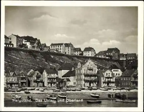 Set von 12 Ak Kleinphotos Nordseeinsel Helgoland