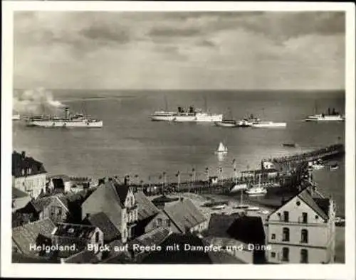 Set von 12 Ak Kleinphotos Nordseeinsel Helgoland