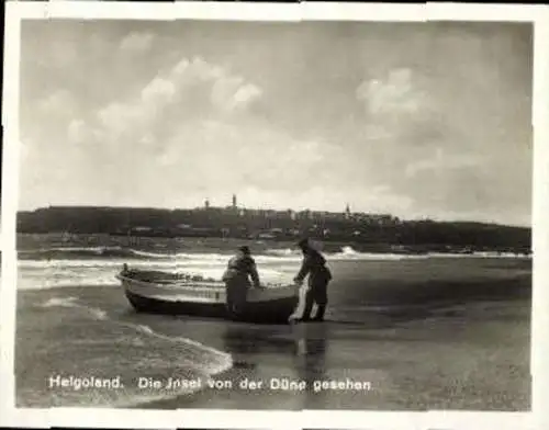 Set von 12 Ak Kleinphotos Nordseeinsel Helgoland