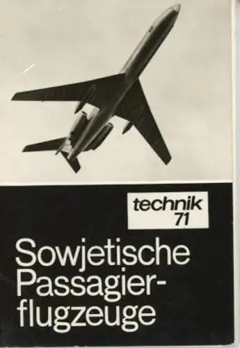 Set von 10 Bilder Sowjetische Passagierflugzeuge