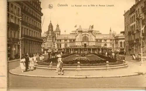 Kleines Album mit 10Ak Ostende Westflandern