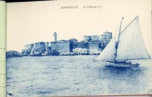 kleines Album 37 Ak Marseille Bouches du Rhône