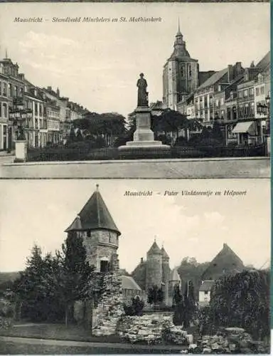 Set von 10 Ak im Umschlag Heer Maastricht Limburg Niederlande