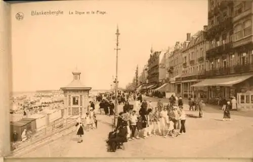 kleines Album 10 Ak Blankenberghe Blankenberge Westflandern