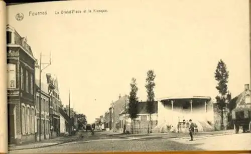 kleines Album 12 Ak Fournes  Beaucamps - Ligny . en Weppes Nord