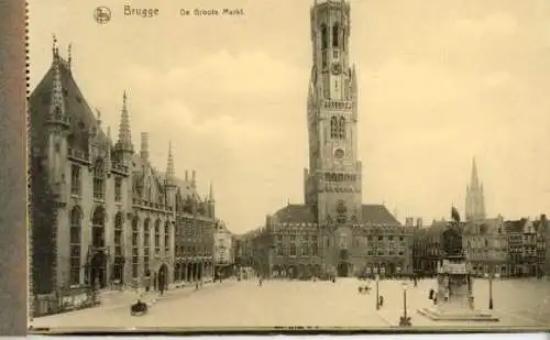 kleines Album 12 Ak Zee Brugge Westflandern Belgien