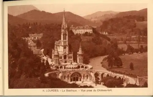 kleines Album 20 Ak Lourdes Hautes Pyrénées