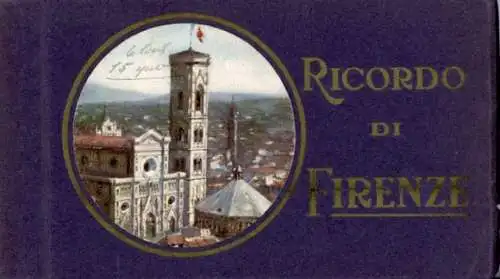 kleines Album 20 Ak Ricordo Di Firenze Florenz Toscana