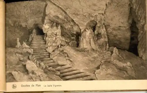 kleines Album 20 Ak Grotte de Han Han sur Lesse Wallonien Namur