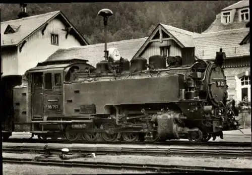 Set von 9 AK im Umschlag Dampflokomotiven  