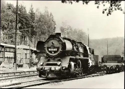 Set von 6 AK + 3 Umschlagfotos Dampflokomotiven im Einsatz, Baureihe 50