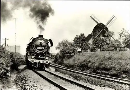 Set von 6 AK + 3 Umschlagfotos im Umschlag. Dampflokomotiven Baureihe 01.5