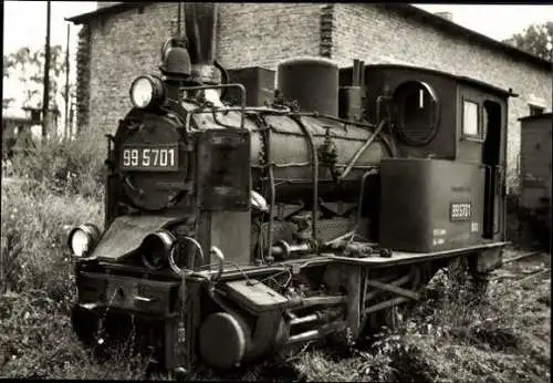 Set von 9 AK im Umschlag Dampflokomotiven  