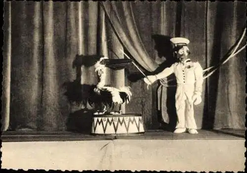 Set von 11 AK im Umschlag Marionetten  Geo Condé Theater