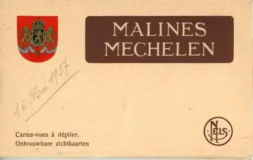 Set von 10 Ak im Umschlag  Mechelen Mecheln Malines Flandern Antwerpen