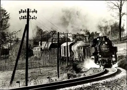 Set von 6 AK + 3 Umschlagfotos Dampflokomotiven im Einsatz. Baureihe 86