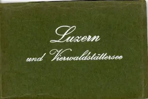 Set von 12 Ak Luzern und Vierwaldstättersee